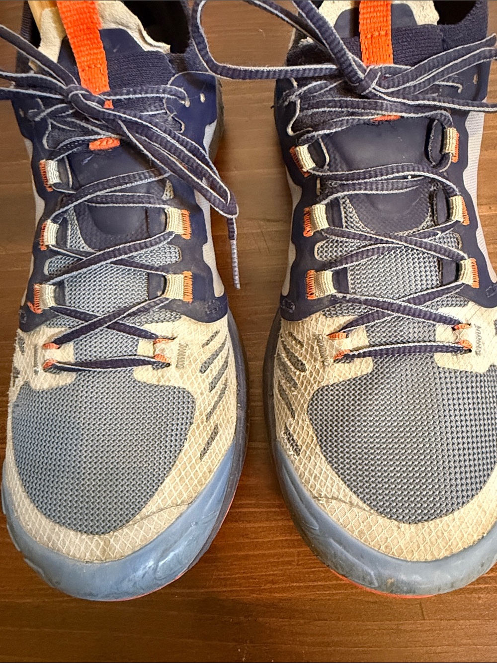 La Sportiva Levante Trail Running Shoes Womens 9 Gray Orange Athletic Sneakers